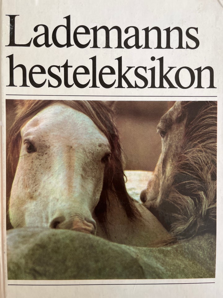 Solgt LADEMANNS HESTELEKSIKON & HESTENS ADFÆRD , M. WORM