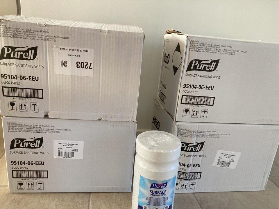 Desinfektionsservietter, Purell, 24x 200 stk.