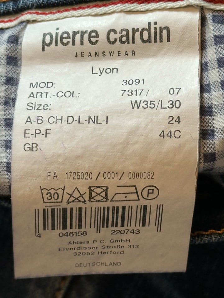 Jeans, Pierre Cardin str. 35/30, str. 35