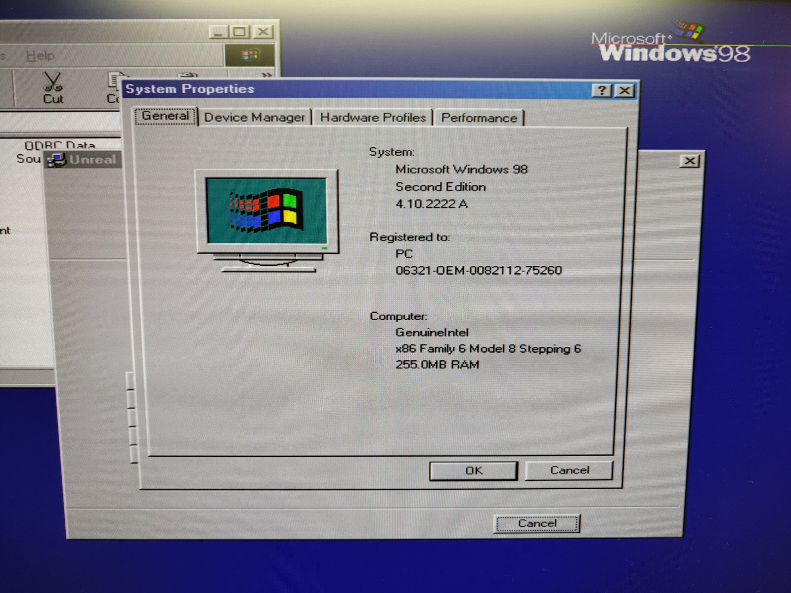 IBM, DOS / Win 98SE Retro PC, 0,866 Ghz