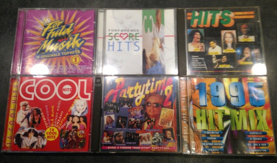 PARTY HITS: 6 CD, pop