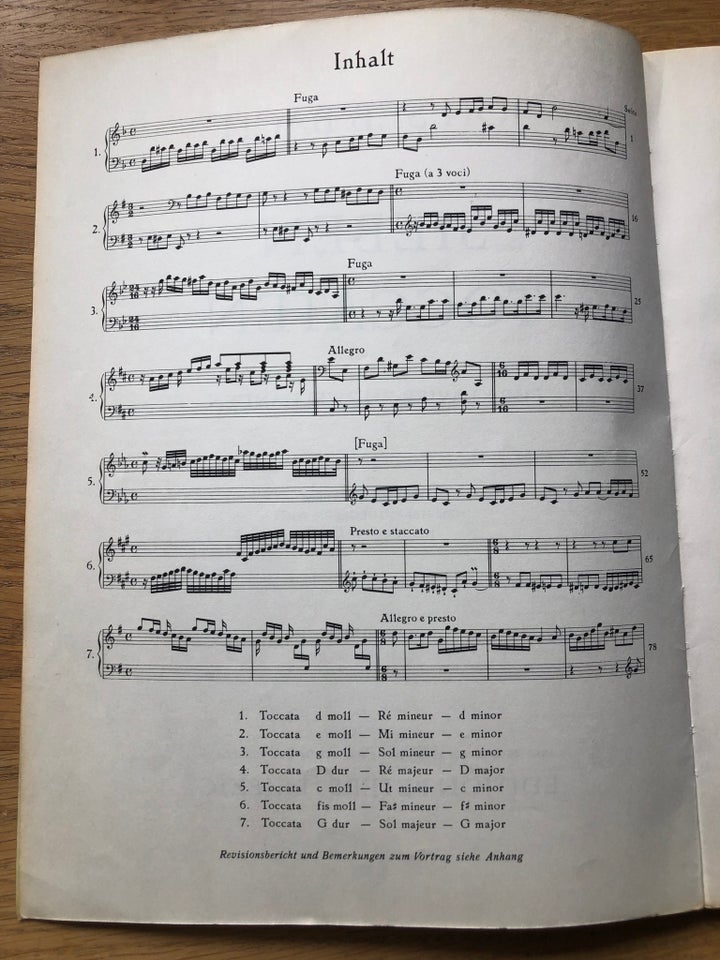 Klaver, Bach m.fl.