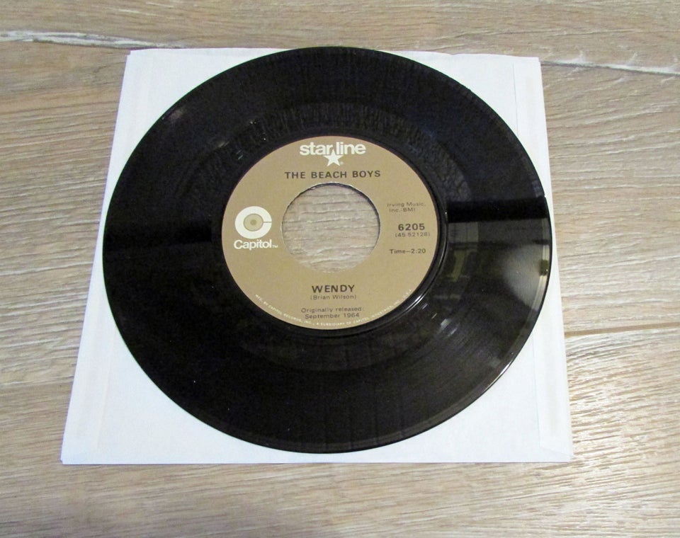 Single, THE BEACH BOYS, WENDY 7"