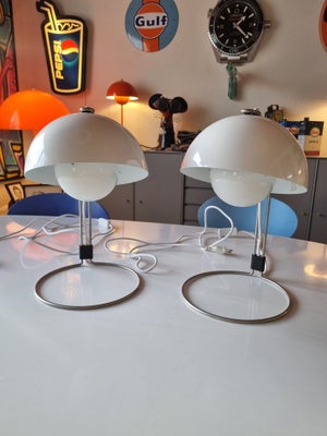 Verner Panton, Verner Panton flowerpot VP4 bordlampe, bordlampe, 2 styk Verner Panton flowerpot VP4 