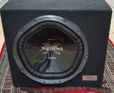 Sony Xplod 1000w sub (xs-gtx121LC), Subwoofer, Kun afhentning.

Detaljer:

12' Single 4 Ohm Xplod Se