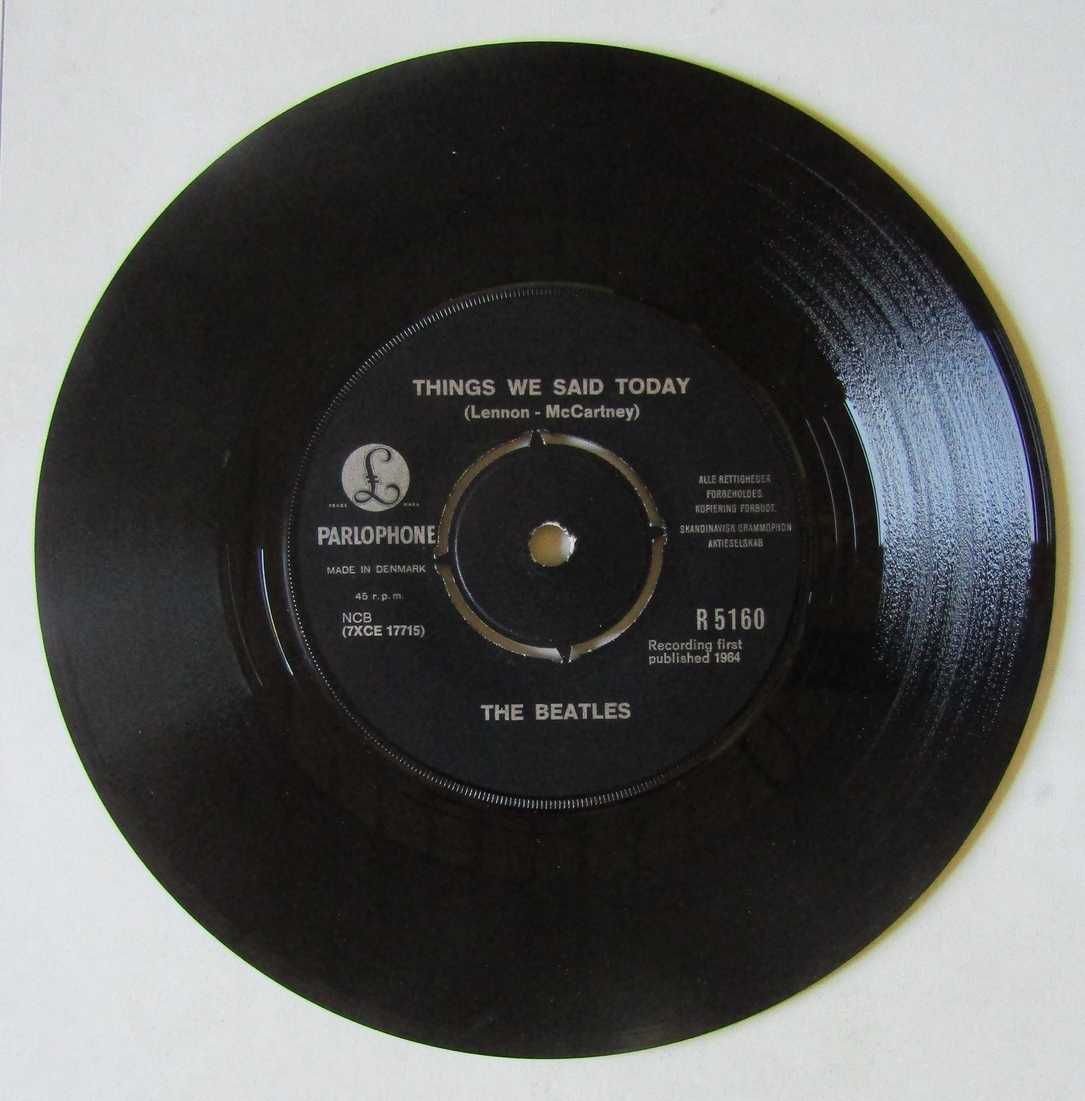 Single, The Beatles, A Hard Day's Night / Things We Said