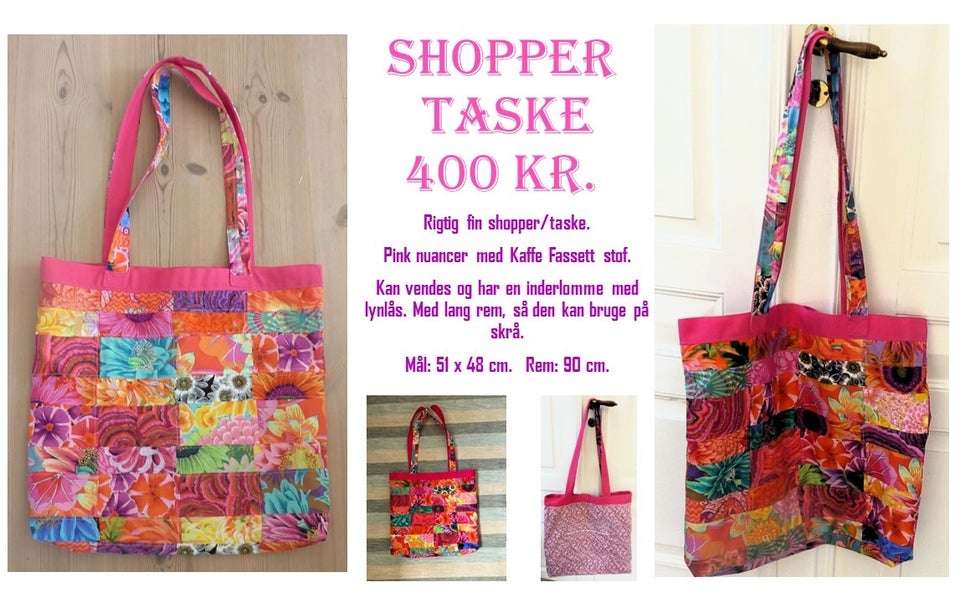 Shopper, Eget design, hjemmelavet.