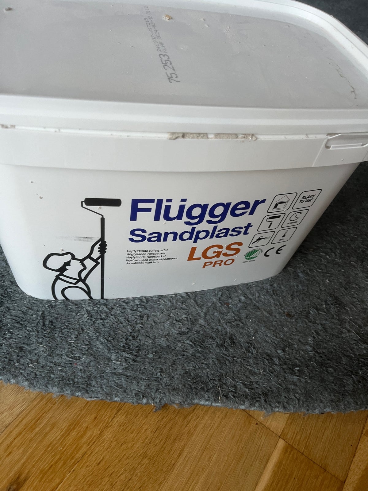 Sandplast / Vægspartel LGS Pro, Flügger, 12 liter