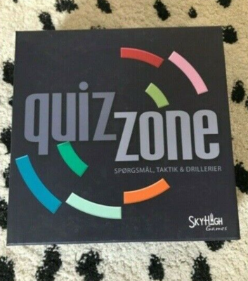 Quiz Zone, quizspil, Mangler regler. God stand. Brætspil.