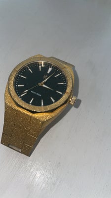 Herreur, andet mærke, Paul Rich Frosted stardust II
Gold green watch 45mm

Sælges grundet fejlkøb. 
