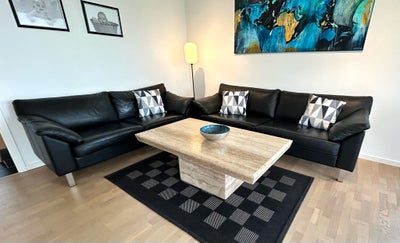 Sofagruppe, læder, Skalma, 3 + 2,5 personers sofa fra danske Skalma. Semianilin læder. Høj kvalitet.