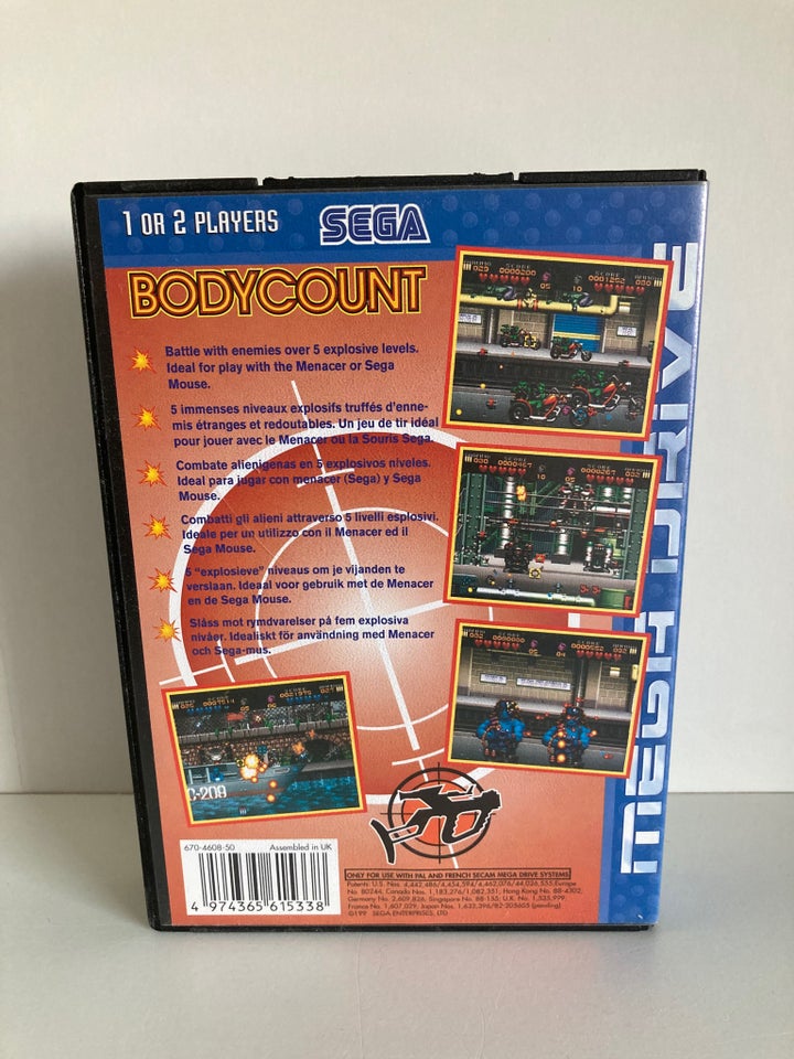 Bodycount, Sega Mega Drive