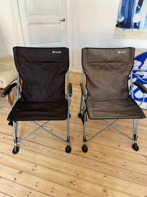 Campingstole 2 stk. Outwell, Til salg er 2 campingstole til en samlet pris af 250 kr.

1 stol er i p