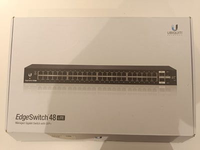 Switch, Ubiquiti, Perfekt, Ubiquiti EdgeSwitch ES-48-LITE - Switch - L3 - Administreret - 48 x 10/10