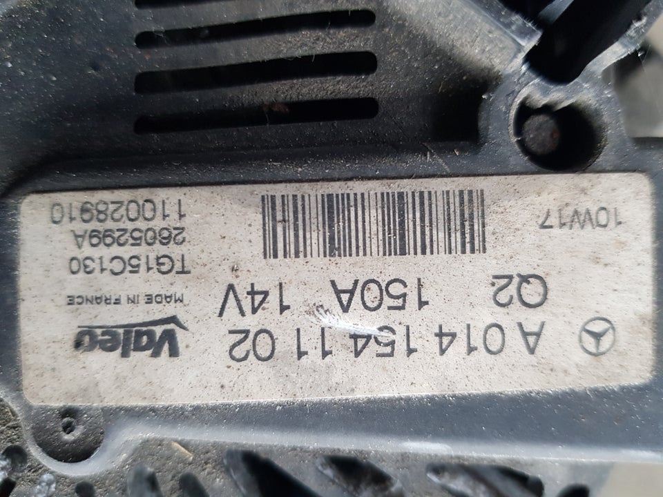 Generator, A 014 154 11 02, Mercedes C klas