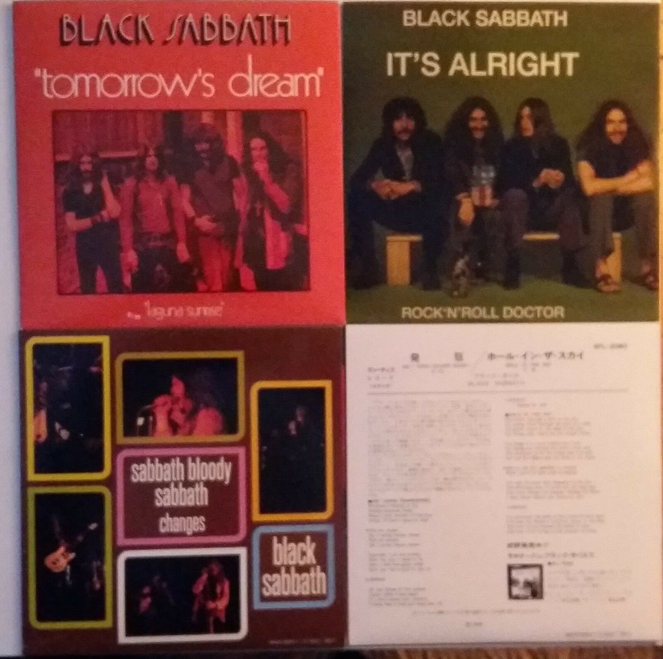 Single, Black Sabbath, it's all rightb + 3