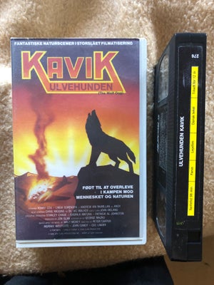 Anden genre, Kavik ulvehunden, Udlejningskassette. 1980. Danske undertekster. The courage of Kavik t