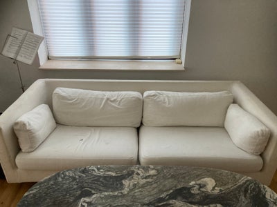 Sofa, stof, 2 pers., Sofa + sofabord sælges seperat 100kr eller samlet 150kr