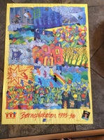 plakat, Irene Hedlund, motiv: Børneplakat 1995-1996