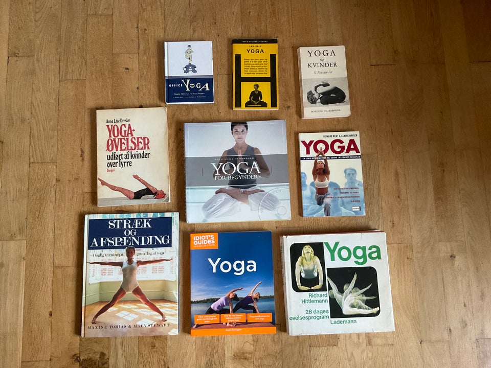Yoga bøger, Mange, emne: krop og sundhed