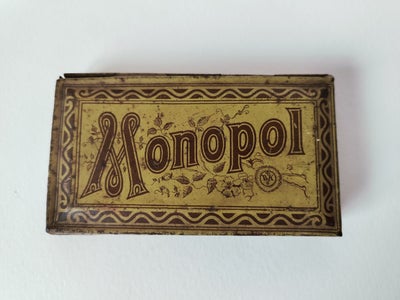 Andre samleobjekter, Monopol Stempel Box, Sjælden gammel stempel æske fra mærket Monopol.
I rigtig f