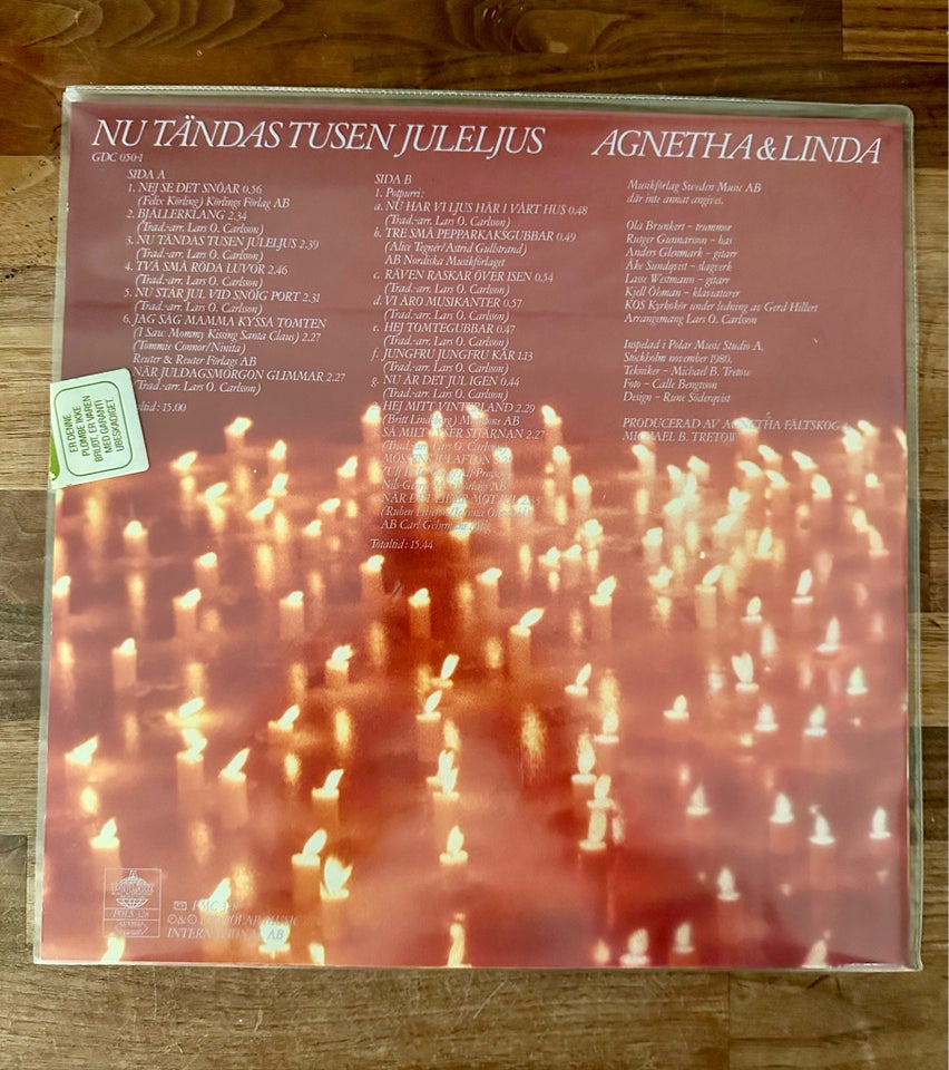 LP, Sissel Kyrkjeby / Agneta & Linda, Glade Jul / Nu tändad