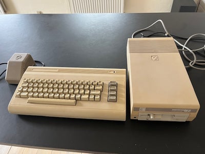 Commodore 64, spillekonsol, Rimelig, Commodore 64 med disk drive 1541