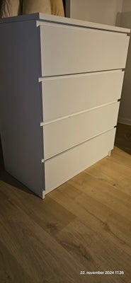 Kommode, andet materiale, b: 80 d: 48 h: 100, Som ikea, malm med meget få brugsspor. 
Fin stand. 

B