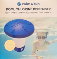 Pool Chlorine Dispenser, Swim & Fun