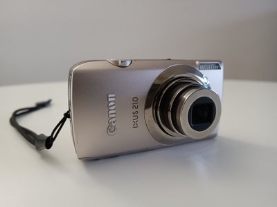 Canon, IXUS 210, 14.1 megapixels, 5 x optisk zoom, God, Canon IXUS 210 digital kamera til salg, har 
