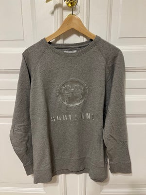 Sweatshirt, Soulland, str. M,  grå,  bomuld,  God men brugt, Soulland crewneck med broderet soulland