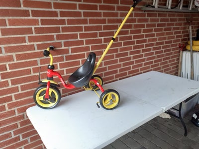 Unisex børnecykel, trehjulet, PUKY, Fin trehjulet cykel med hjælp igang stang som ny 150 kr