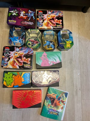 Blandet legetøj, Pokemon æsker madkasser mappe, Pokemon, Alt for 100kr