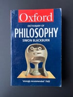 Oxford Dictionary of Philosophy, Simon Blackburn, emne: