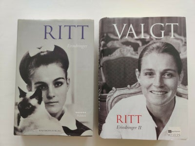 Ritt Erindringer 1 + 2, Ritt Bjerregaard, genre biografi – dba.dk Foto