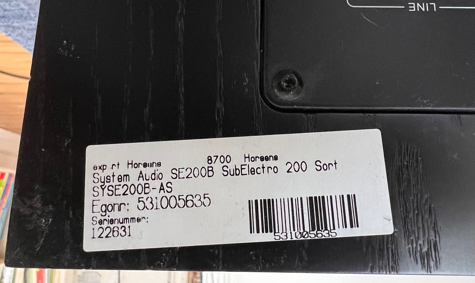 Subwoofer, System audio, SE200
