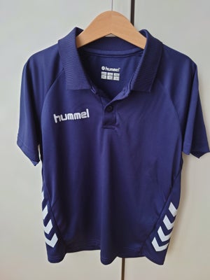 T-shirt, Polo, Hummel, str. 140, Brugt få gange.