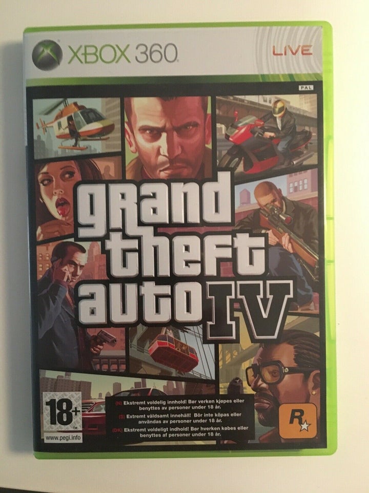 Grand Theft Auto GTA, Xbox 360, action