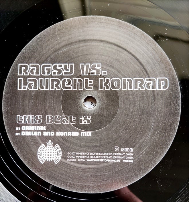Maxi-single 12", Ragsy vs. Laurent Konrad