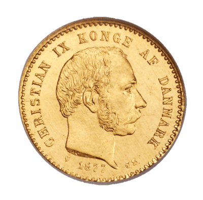 Danske Guld 10 krone købes. Alle årgange