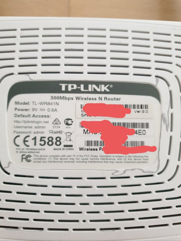 Router, TP-Link 300Mbps Wireless N router