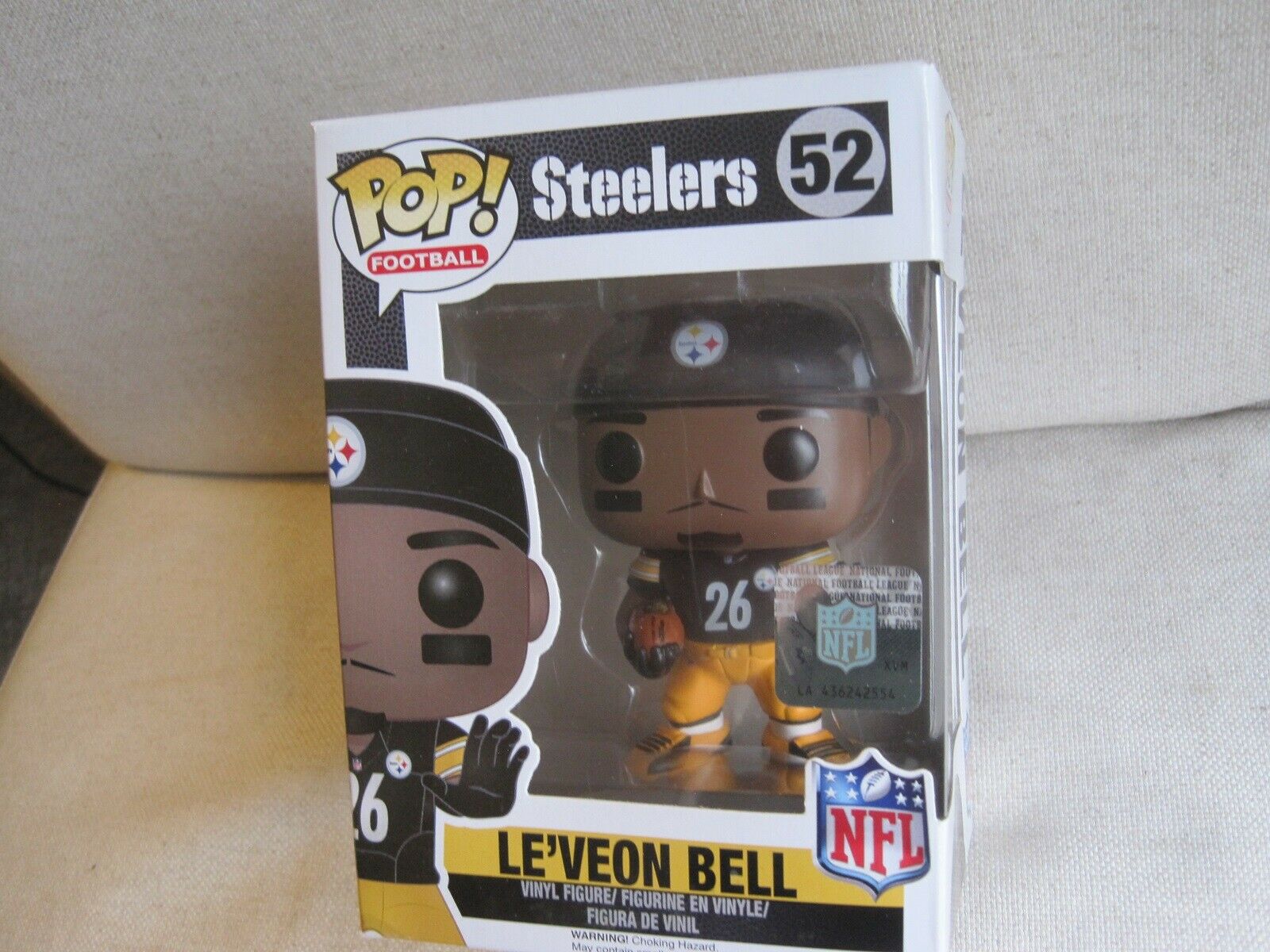 NFL Le'Veon Bell Steelers Funko Pop! Vinyl Figure #52