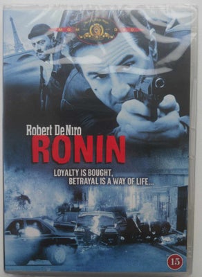 Ronin (NY) (Robert De Niro, Jean Reno), instruktør John Frankenheimer, DVD, action, NY I UBRUDT EMBA
