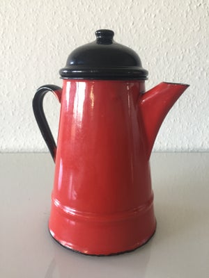Emalje, Kaffekande, Tekande
Te kande 
Thekande 
The kande 
Kaffekande 
Vandkande 
Metal kande 
Rød 
