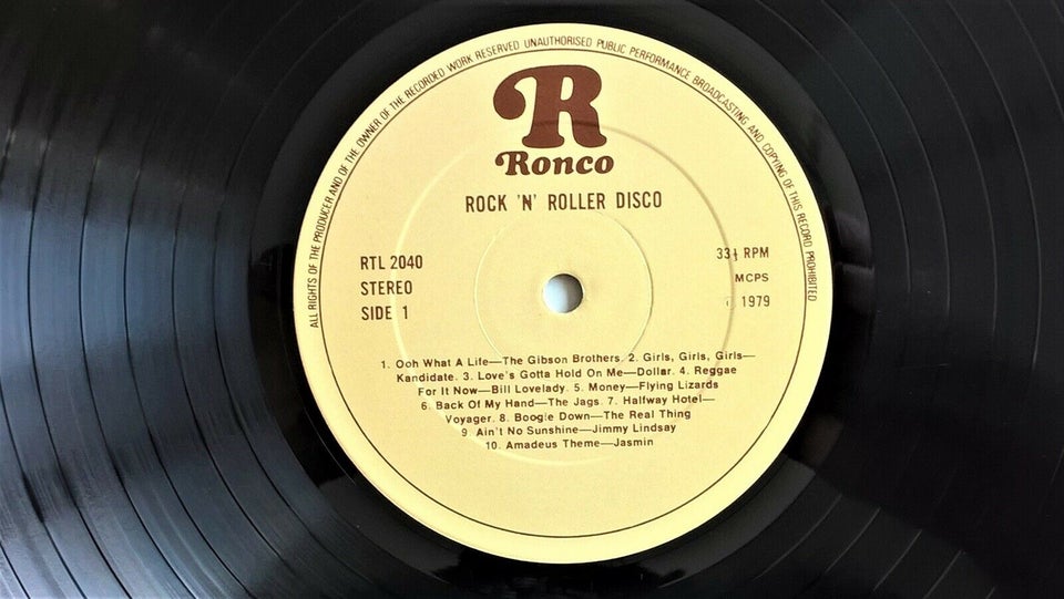 LP, Various, Rock 'N' Roller Disco