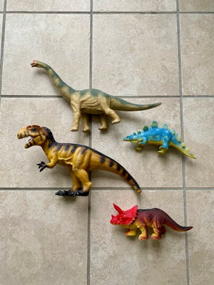 Dyr, Dinosaurus, Brachiosaurus (længde ca. 45 cm), Turannosaurus (længde ca. 40 cm), Osaurus (længde