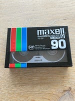 Videocassette, Maxell, 8 mm videocassette p5-90 pal secam
