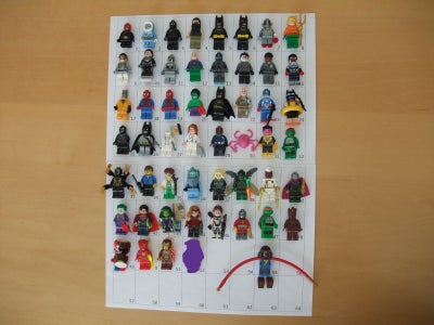 Lego Super heroes, Lego Super Heroes Figurer, PRIS PR. STK. (15kr-40kr)
Tilbehør som på billedet.
(2