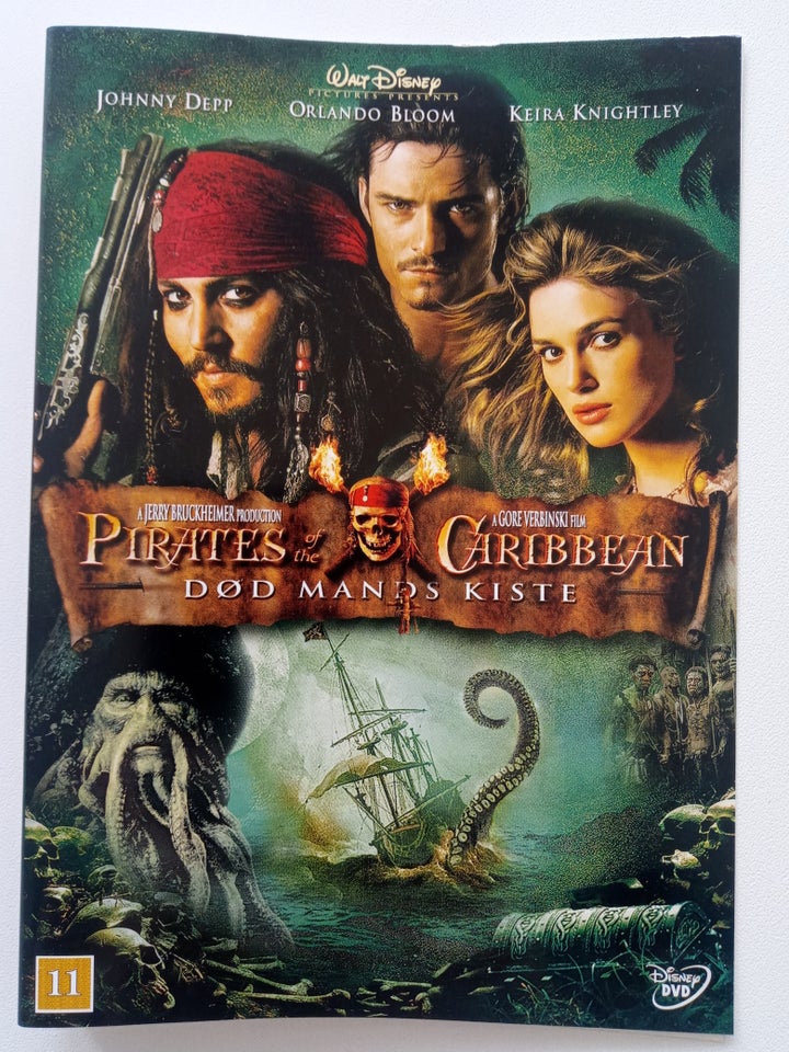 Pirates of the Caribbean - Død mands kiste, DVD, eventyr