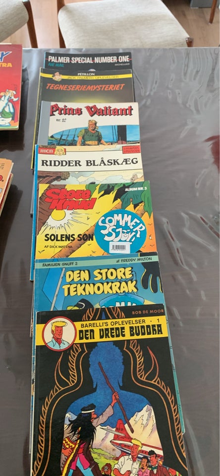 Gamle tegneserie fra 1980 og frem., Tegneserie